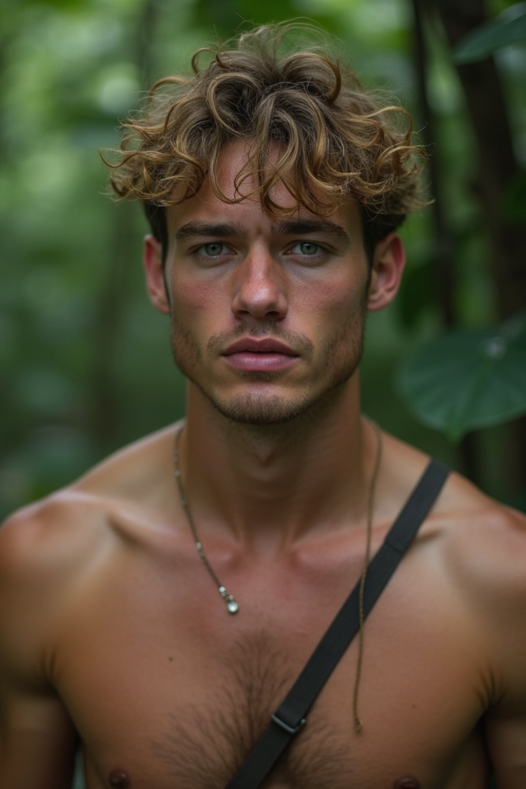 man in the jungle