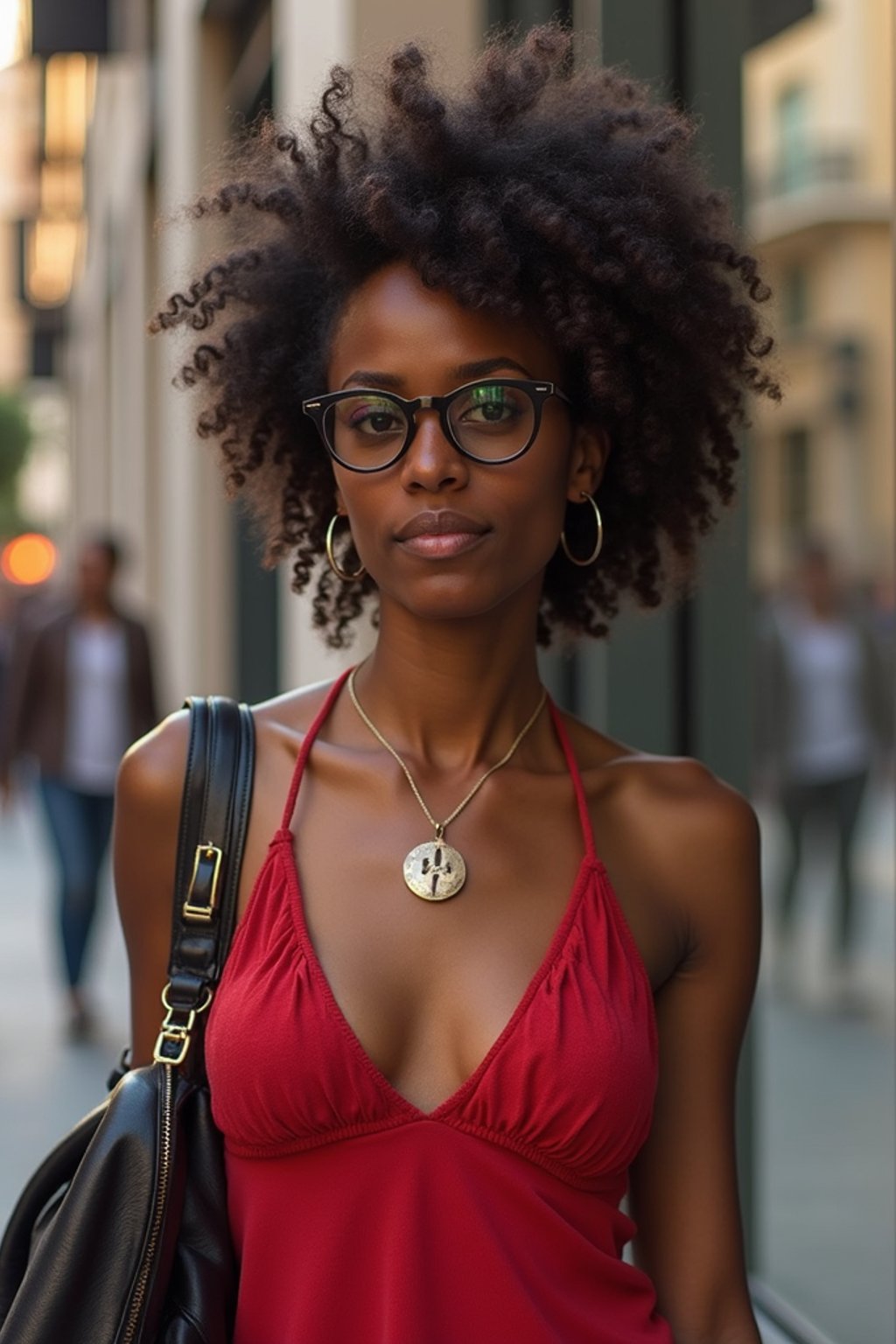 woman as digital nomad in Barcelona center