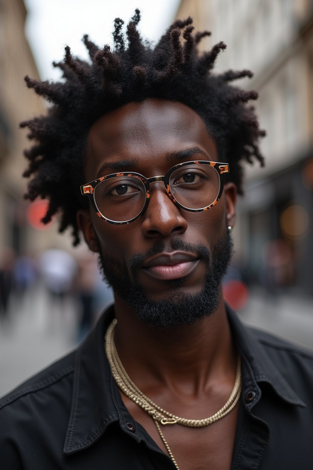 man as digital nomad in London in Soho background