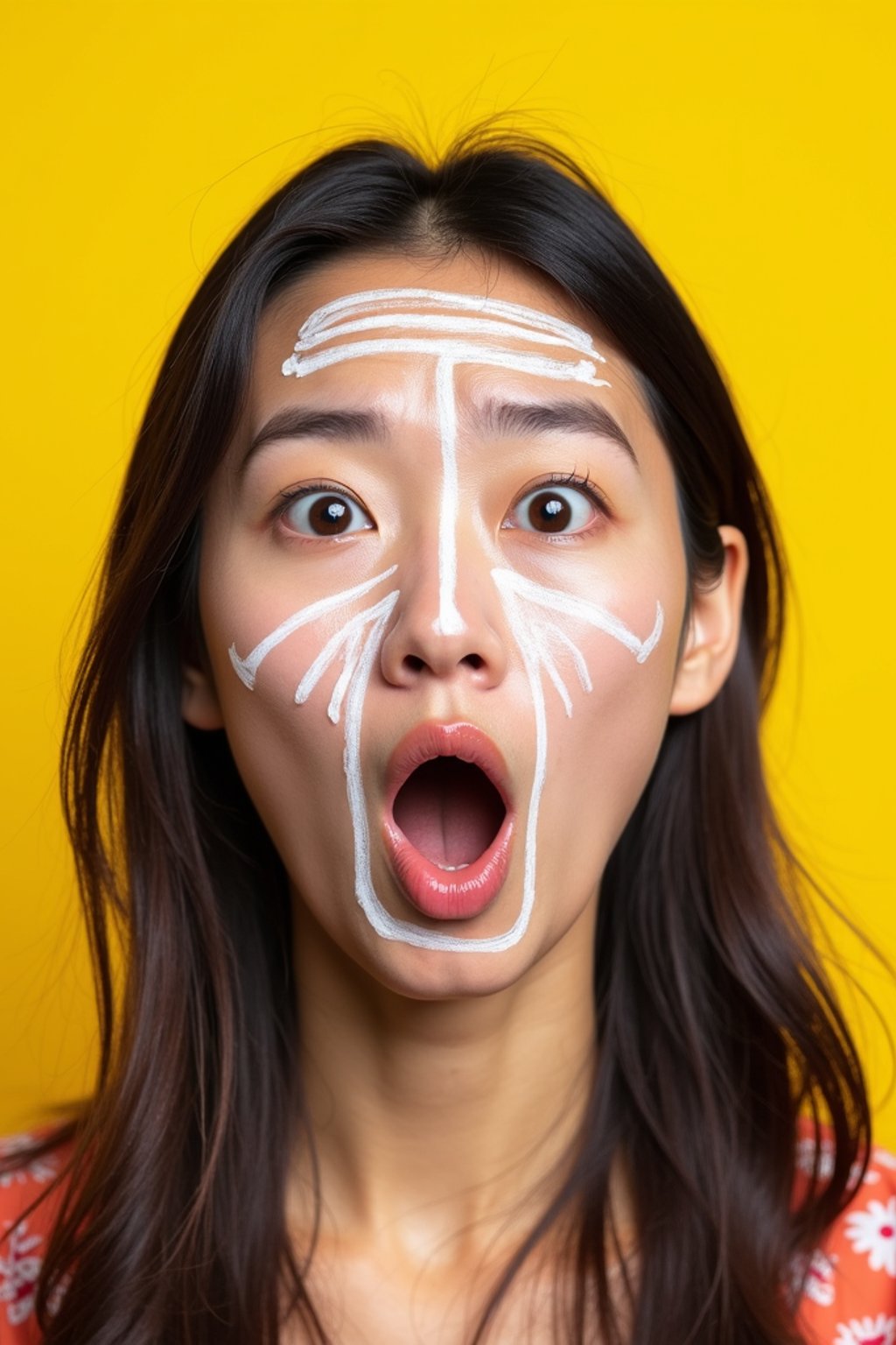 the image is a vibrant and colorful thumbnail, typically used for a youtube video. it features the exaggerated face of one woman expressing shock and humor, emphasizing the crazy theme of the video. their face is outlined with a white stroke to make it stand out against the yellow background. this type of design is commonly used to attract viewers on social media platforms by promising entertaining and possibly awkward content.