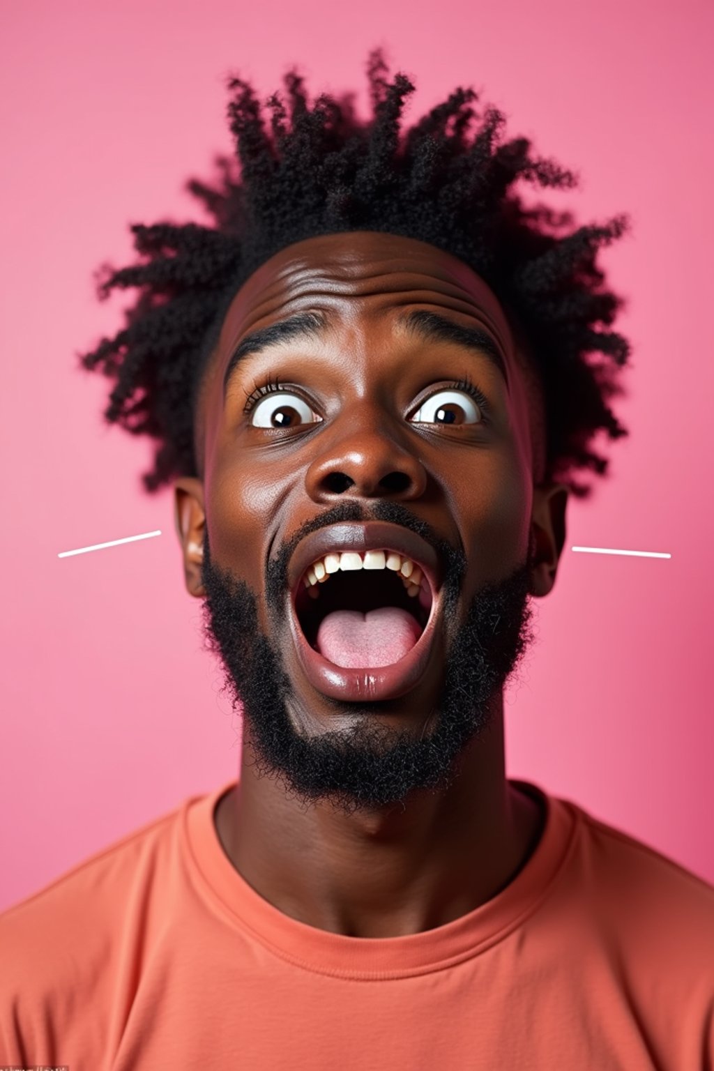 the image is a vibrant and colorful thumbnail, typically used for a youtube video. it features the exaggerated face of one man expressing shock and humor, emphasizing the crazy theme of the video. their face is outlined with a white stroke to make it stand out against the pink background. this type of design is commonly used to attract viewers on social media platforms by promising entertaining and possibly awkward content.