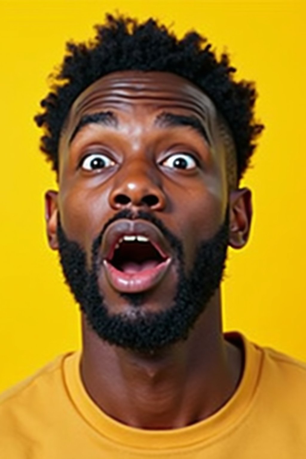 the image is a vibrant and colorful thumbnail, typically used for a youtube video. it features the exaggerated face of one man expressing shock and humor, emphasizing the crazy theme of the video. their face is outlined with a white stroke to make it stand out against the yellow background. this type of design is commonly used to attract viewers on social media platforms by promising entertaining and possibly awkward content.