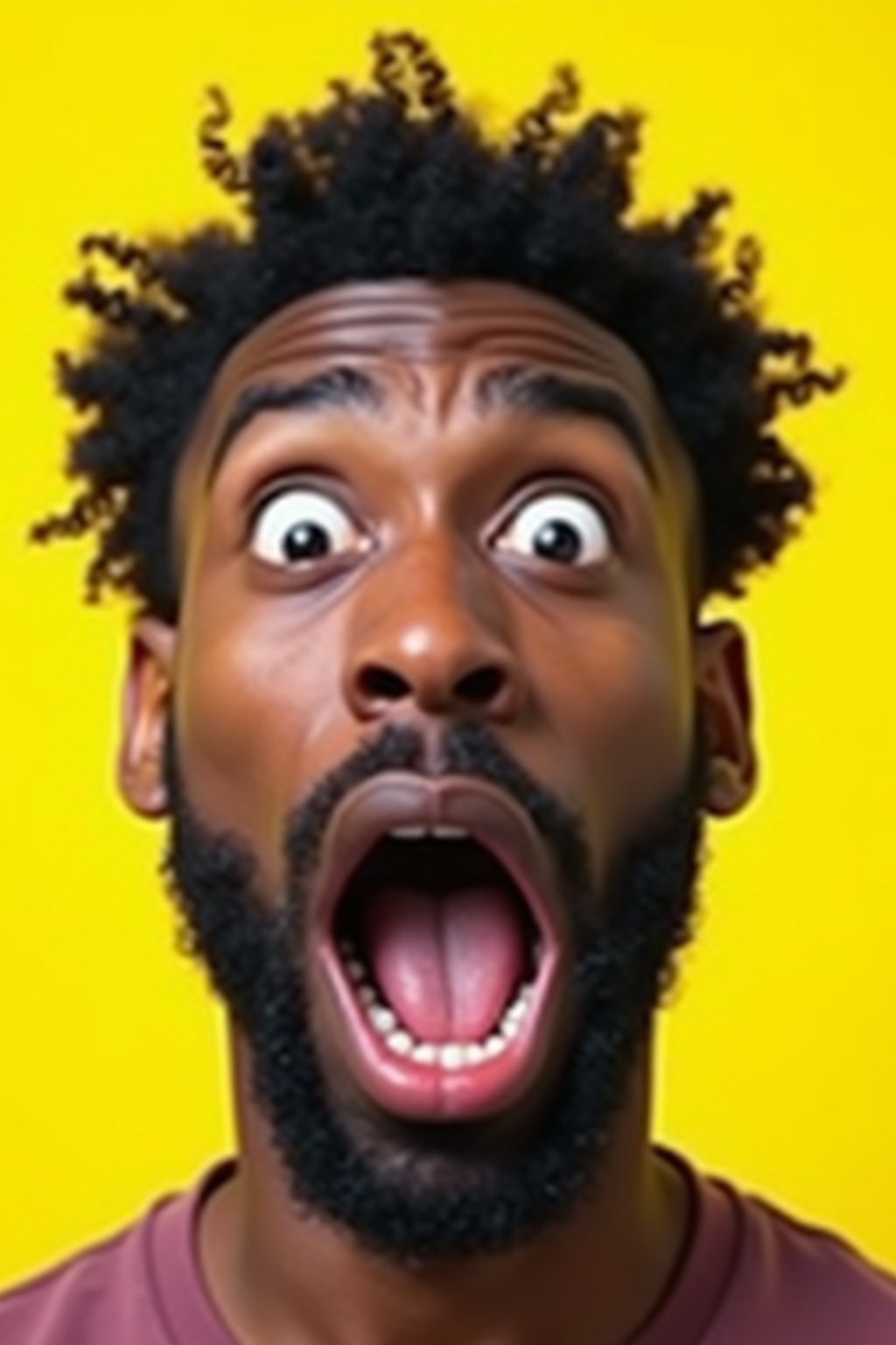 the image is a vibrant and colorful thumbnail, typically used for a youtube video. it features the exaggerated face of one man expressing shock and humor, emphasizing the crazy theme of the video. their face is outlined with a white stroke to make it stand out against the yellow background. this type of design is commonly used to attract viewers on social media platforms by promising entertaining and possibly awkward content.