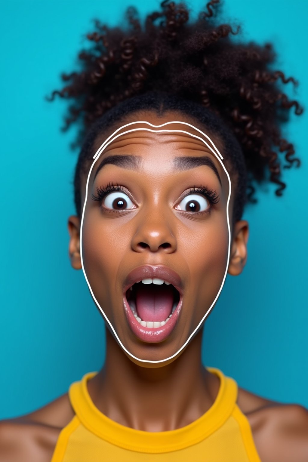 the image is a vibrant and colorful thumbnail, typically used for a youtube video. it features the exaggerated face of one woman expressing shock and humor, emphasizing the crazy theme of the video. their face is outlined with a white stroke to make it stand out against the blue background. this type of design is commonly used to attract viewers on social media platforms by promising entertaining and possibly awkward content.