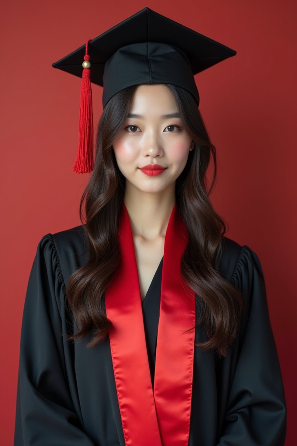 a graduate woman in their academic gown