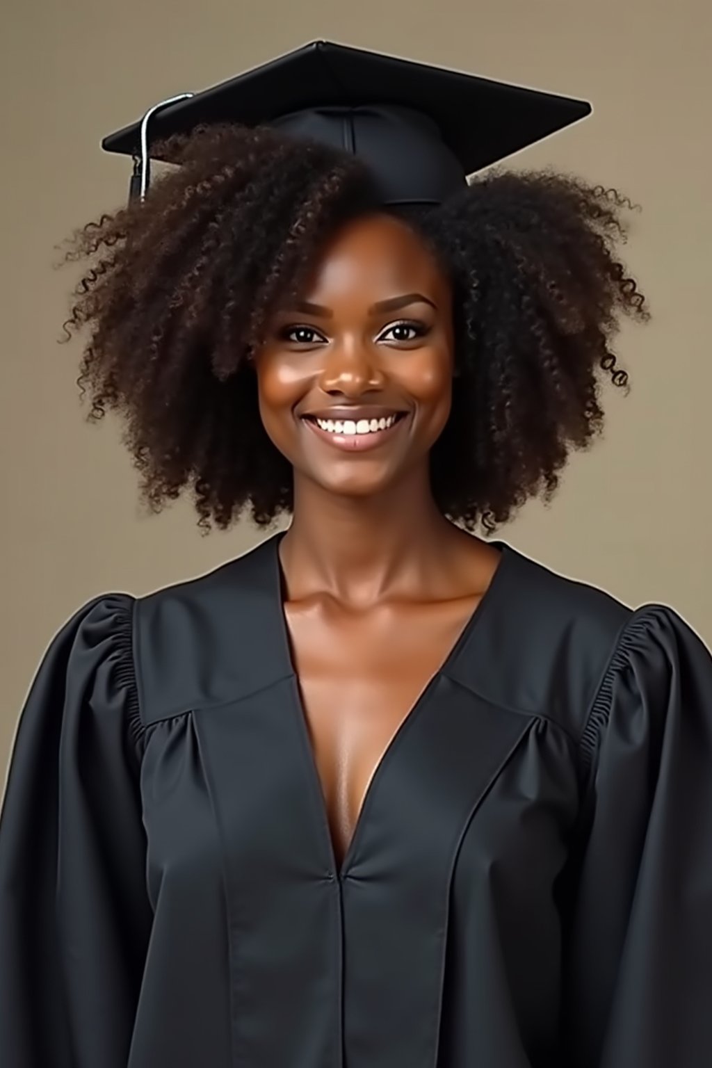 a graduate woman in their academic gown