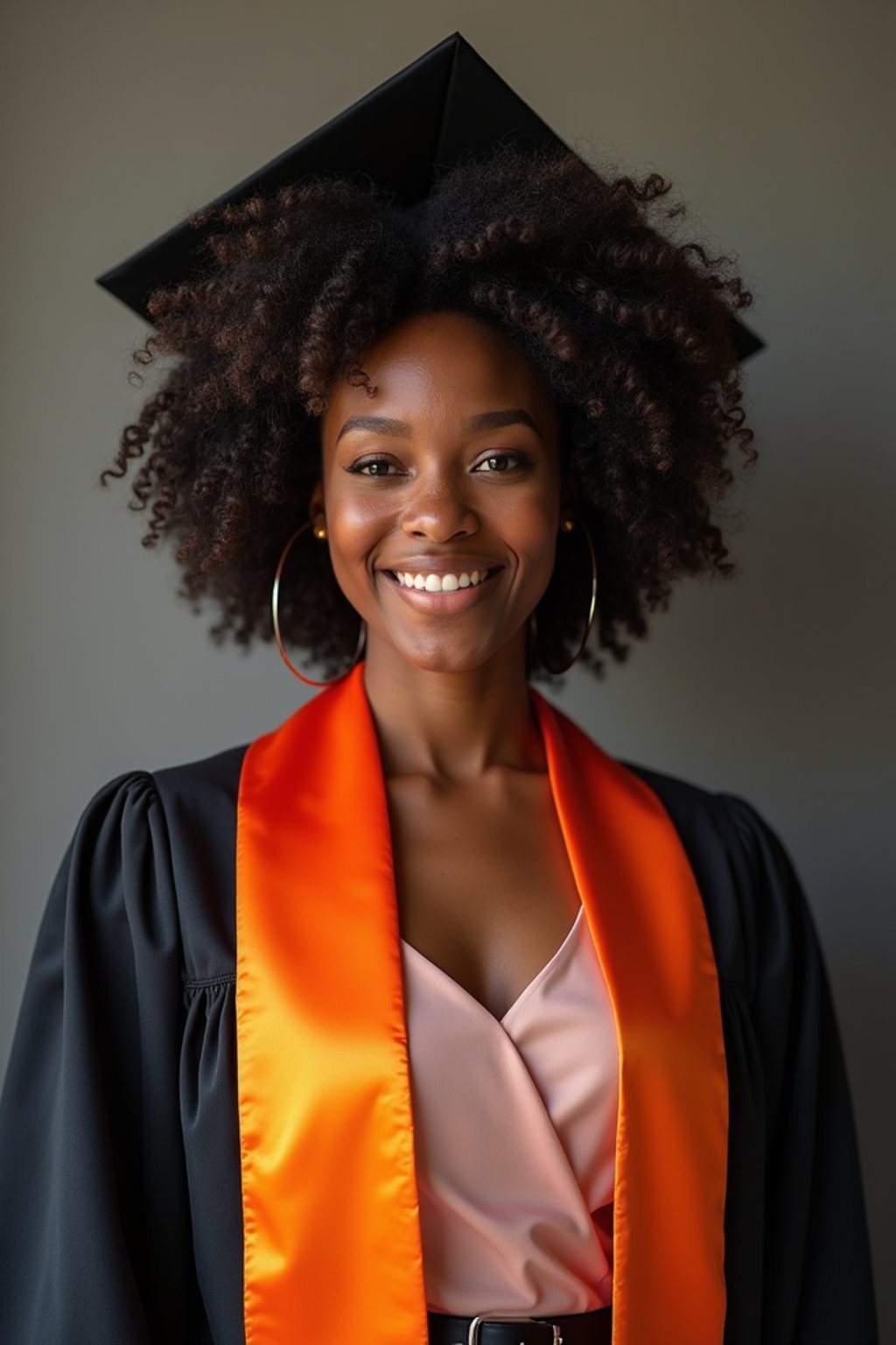 a graduate woman in their academic gown