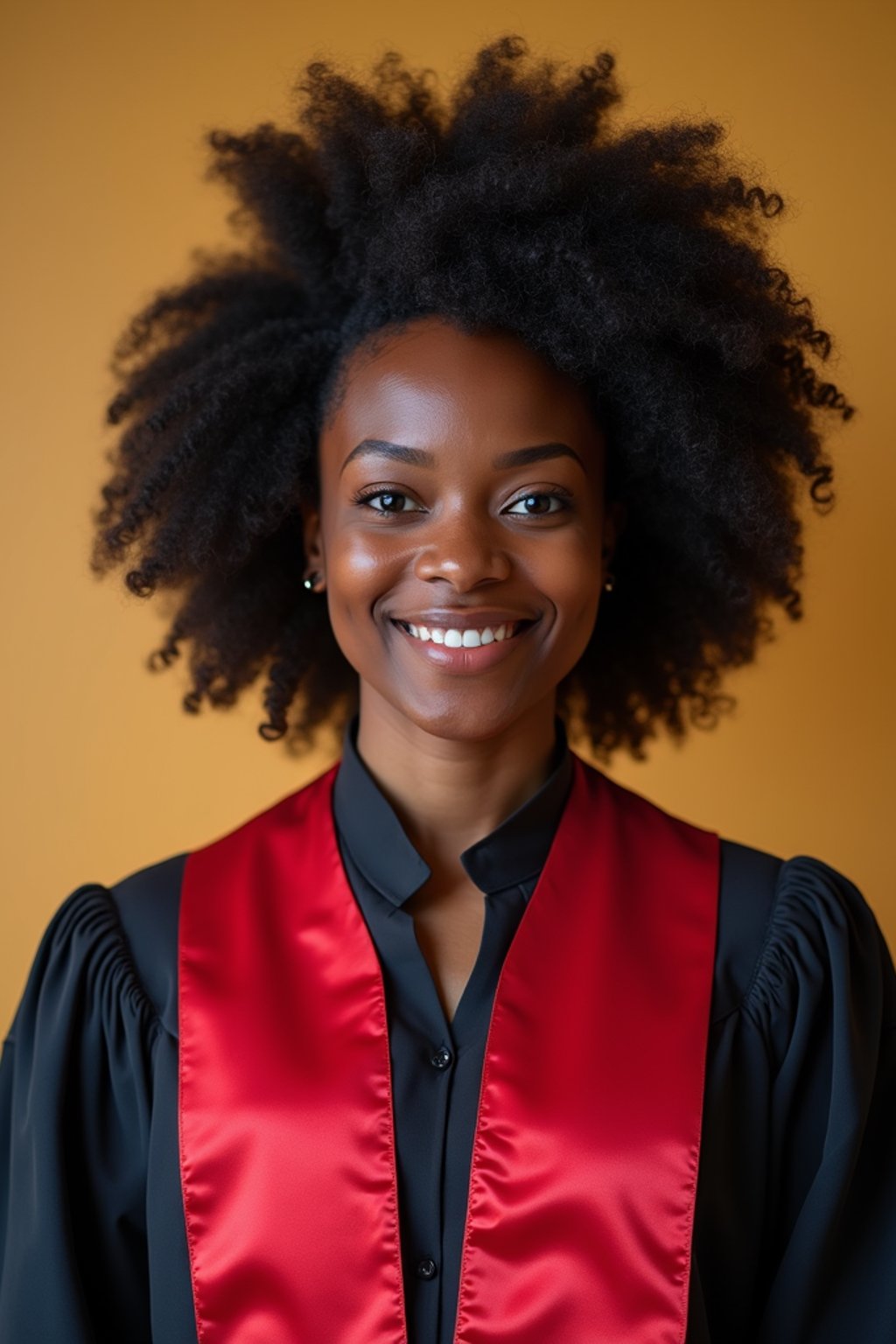 a graduate woman in their academic gown