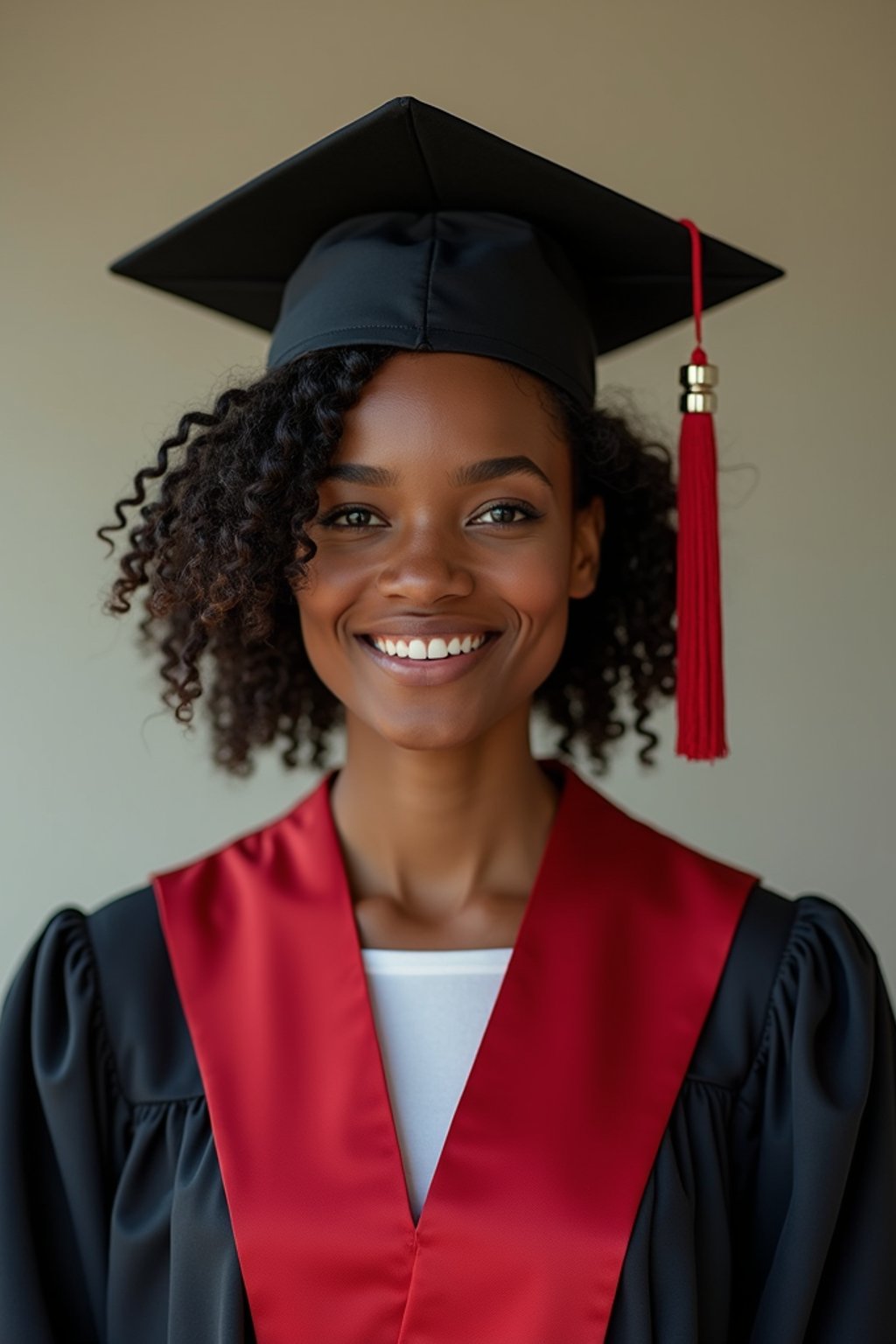 a graduate woman in their academic gown