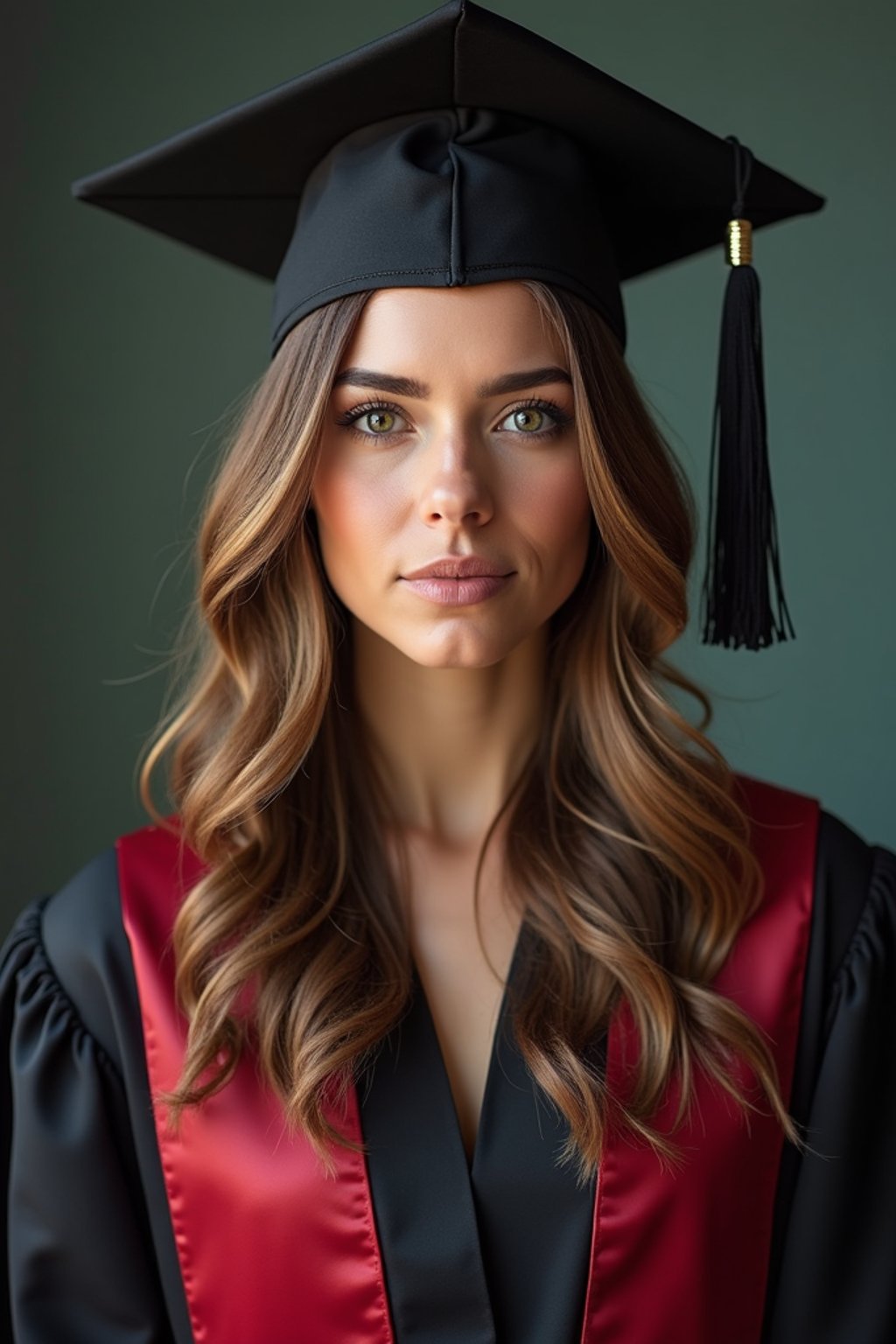 a graduate woman in their academic gown