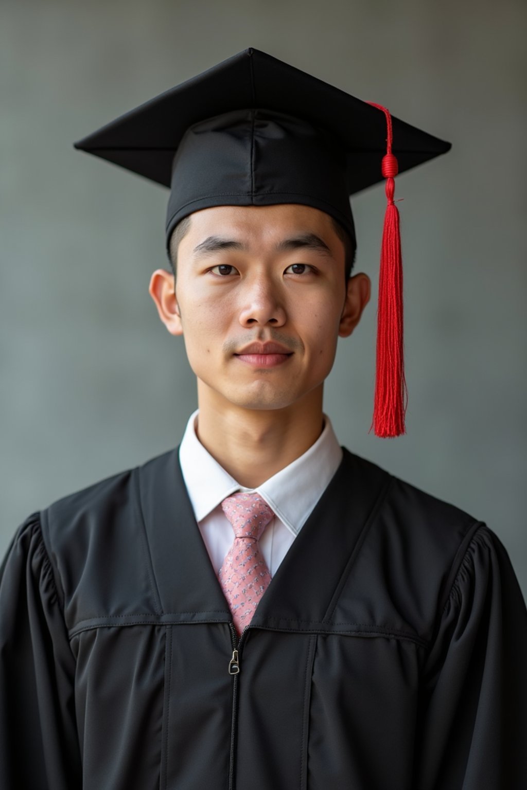 a graduate man wearing their academic regalia