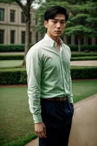 a man in preppy style, old money aesthetic, posh style, elite school stlye, luxurious style, gossip girl neo-prep style, ralph lauren style, country club style, ivy league style 