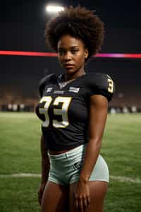 woman as American Football Player in the NFL