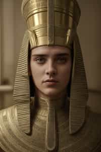 man as Egyptian Pharaoh Emperor