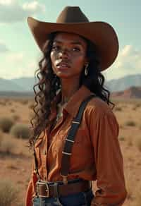 woman as Cowboy in the Wild West