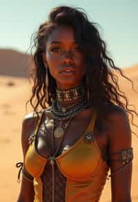 woman in style of mad max warrior in desert _ unreal _ 5 _ daz. _ rpg _ shot _ extremely _ detailed _ artgerm _ greg _ rutkowski _ greg