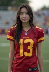 woman as American Football Player in the NFL