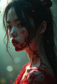 woman as a zombie, 7 days to die zombie, fine art, award winning, intricate, elegant, sharp focus, cinematic lighting, digital painting, 8 k concept art, art by guweiz and z. w. gu, masterpiece, trending on artstation, 8 k