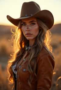 woman as Cowboy in the Wild West