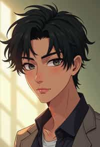 man as concept art of a Ghibli anime illustration | | anime anime anime anime anime anime, cute - fine - face, pretty face, realistic shaded perfect face, fine details in the style of Ghibli Studios. by stanley artgerm lau, wlop, rossdraws, james jean, andrei riabovitchev, marc simonetti, and sakimichan, trending on artstation