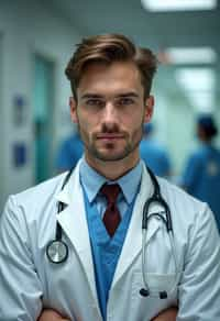 man as a Doctor in Hospital