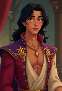 man as Aladdin prince  from Disney