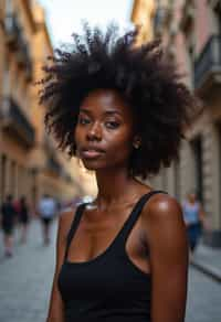 woman in Barcelona center