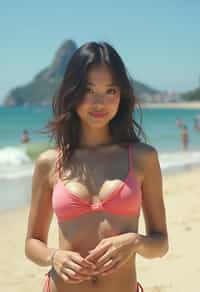 woman in Rio de Janeiro at Ipanema Beach