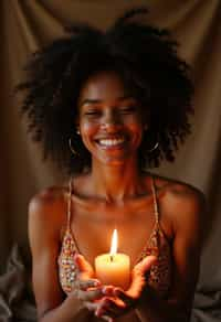 woman receiving energy healing in a healing circle