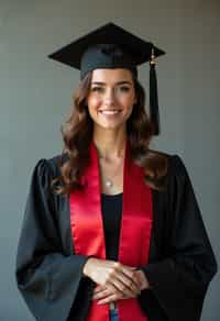 a graduate woman in their academic regalia