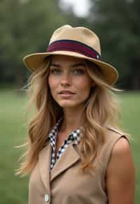 a woman in preppy style, old money aesthetic, posh style, elite school stlye, luxurious style, gossip girl neo-prep style, ralph lauren style, country club style, ivy league style 