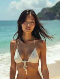 woman in Rio de Janeiro at Ipanema Beach