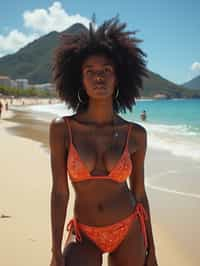 woman in Rio de Janeiro at Ipanema Beach