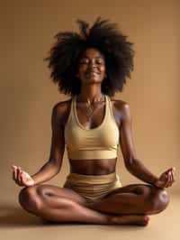 woman engaging in a mindfulness practice