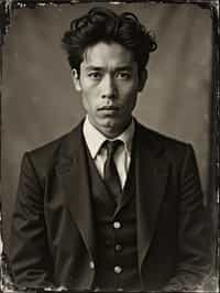 man as a tintype photograph by george hurrell and james van der zee