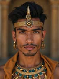 man as Egyptian Pharaoh Emperor