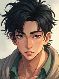 man as concept art of a Ghibli anime illustration | | anime anime anime anime anime anime, cute - fine - face, pretty face, realistic shaded perfect face, fine details in the style of Ghibli Studios. by stanley artgerm lau, wlop, rossdraws, james jean, andrei riabovitchev, marc simonetti, and sakimichan, trending on artstation