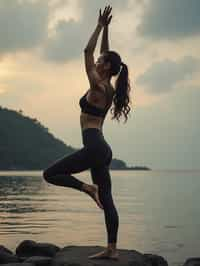 woman doing Yoga at a Yoga Retreat in Bali