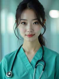 woman as a Doctor in Hospital