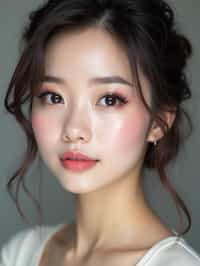 make up ideas for woman. fake eyelashes, perfect cat eyeliner, light pink lipstick