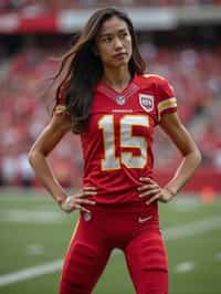 woman as American Football Player in the NFL