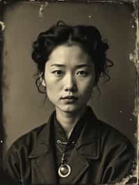 woman as a tintype photograph by george hurrell and james van der zee