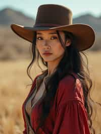 woman as Cowboy in the Wild West