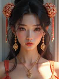 a beautiful fashion charming dreamlike woman with lv jewelry, character art, art by artgerm lau and wlop and and ilya kuvshinov and john singer sargent, hyperdetailed, 8 k realistic, symmetrical, frostbite 3 engine, cryengine, dof, trending on artstation, digital art