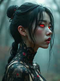 woman as a zombie, 7 days to die zombie, fine art, award winning, intricate, elegant, sharp focus, cinematic lighting, digital painting, 8 k concept art, art by guweiz and z. w. gu, masterpiece, trending on artstation, 8 k