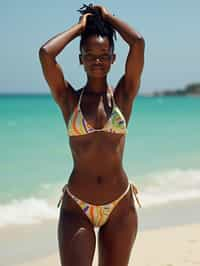 woman in  bikini on the Beach