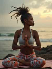 woman doing Yoga at a Yoga Retreat in Bali