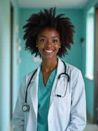 woman as a Doctor in Hospital