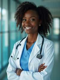 woman as a Doctor in Hospital