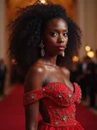 woman in  gala dress at Met Gala